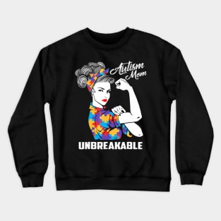 Autism Mom Unbreakable T Shirt Autism Awareness Crewneck Sweatshirt